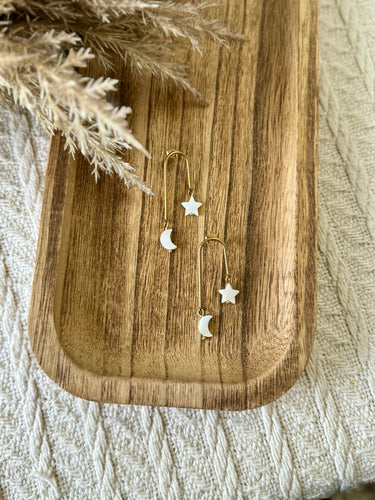 Moon & Star Earrings