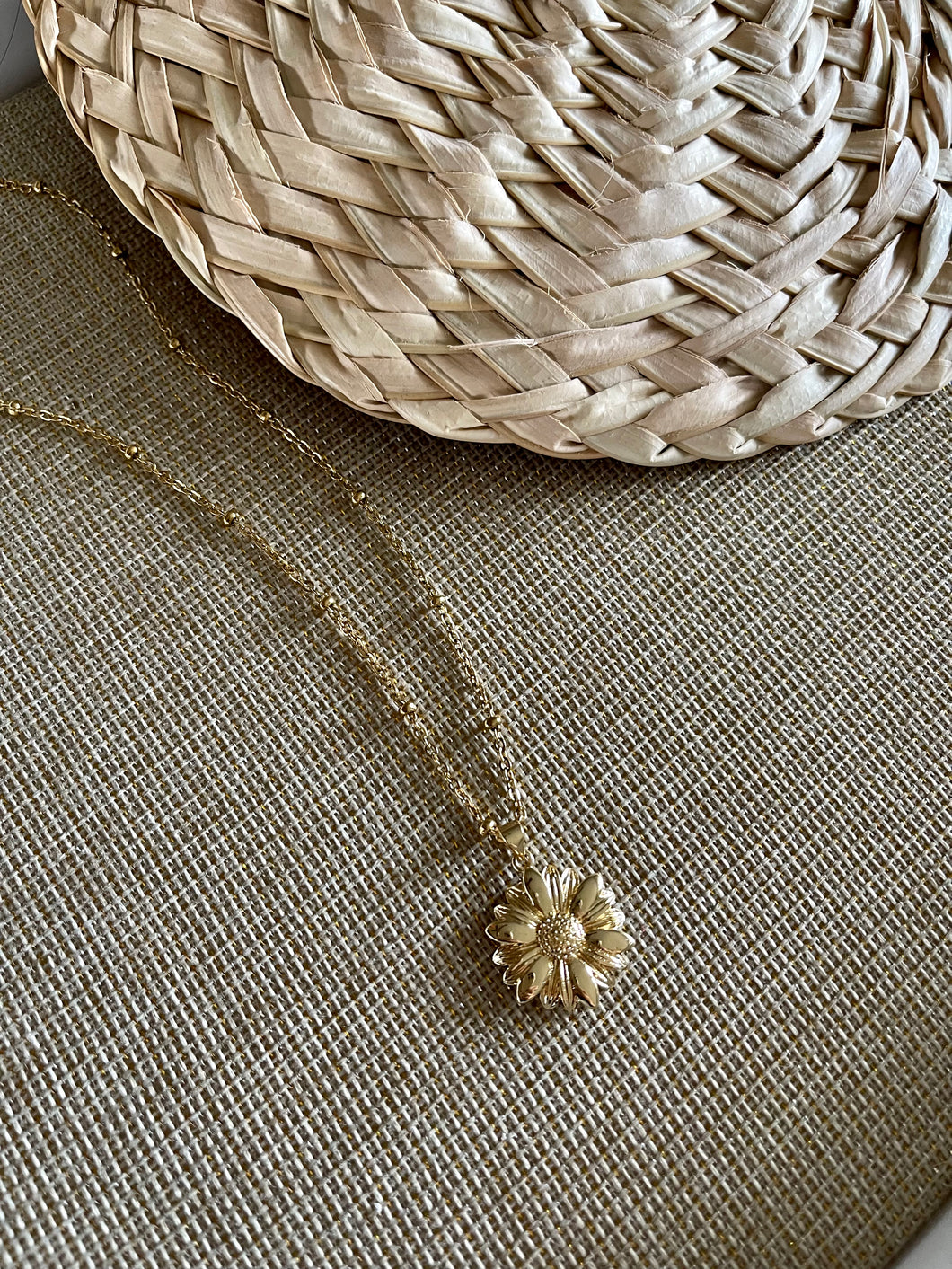 Yellow Flowers Necklace